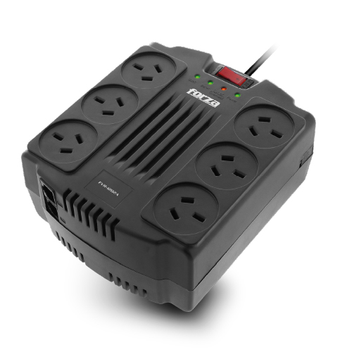 ESTABILIZADOR DE TENSION FVR-1202A 1200VA/600W 6-IRAM RJ-45